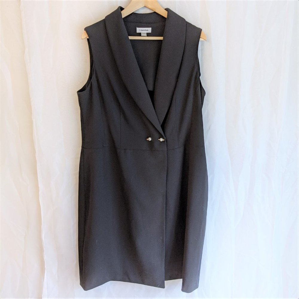 Calvin Klein | Black Wrap Dress